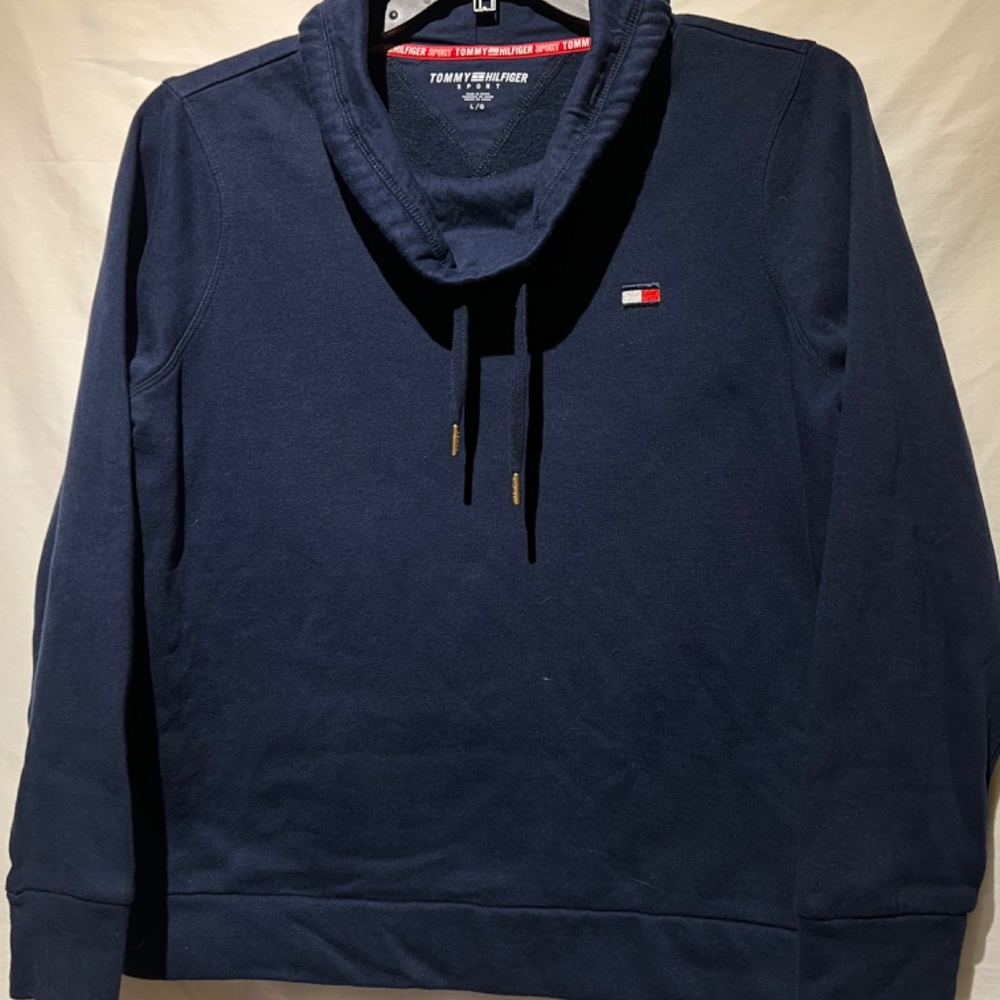 Tommy Hilfiger Sport Cowl Neck Sweatshirt Size Large